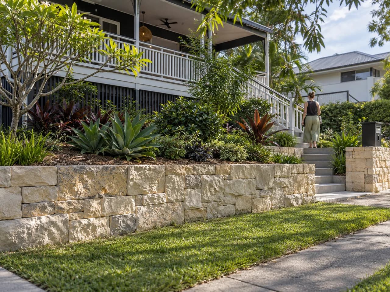 Illustrative stone wall type in Brisbane